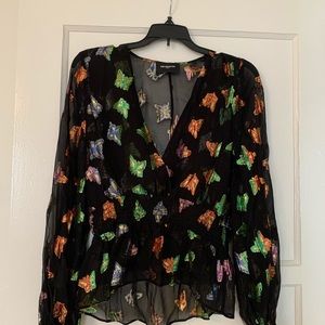 The kooples butterfly top